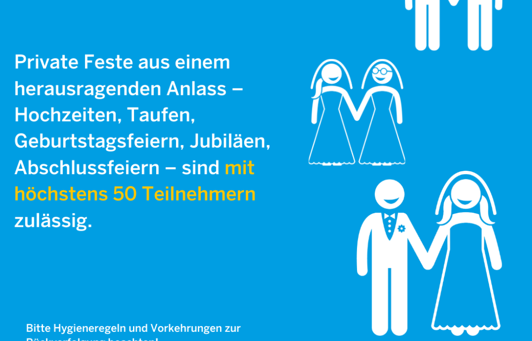 News und Hochzeits-Blog 1 Neue Coronaschutzverordnung ab 15.06.2020